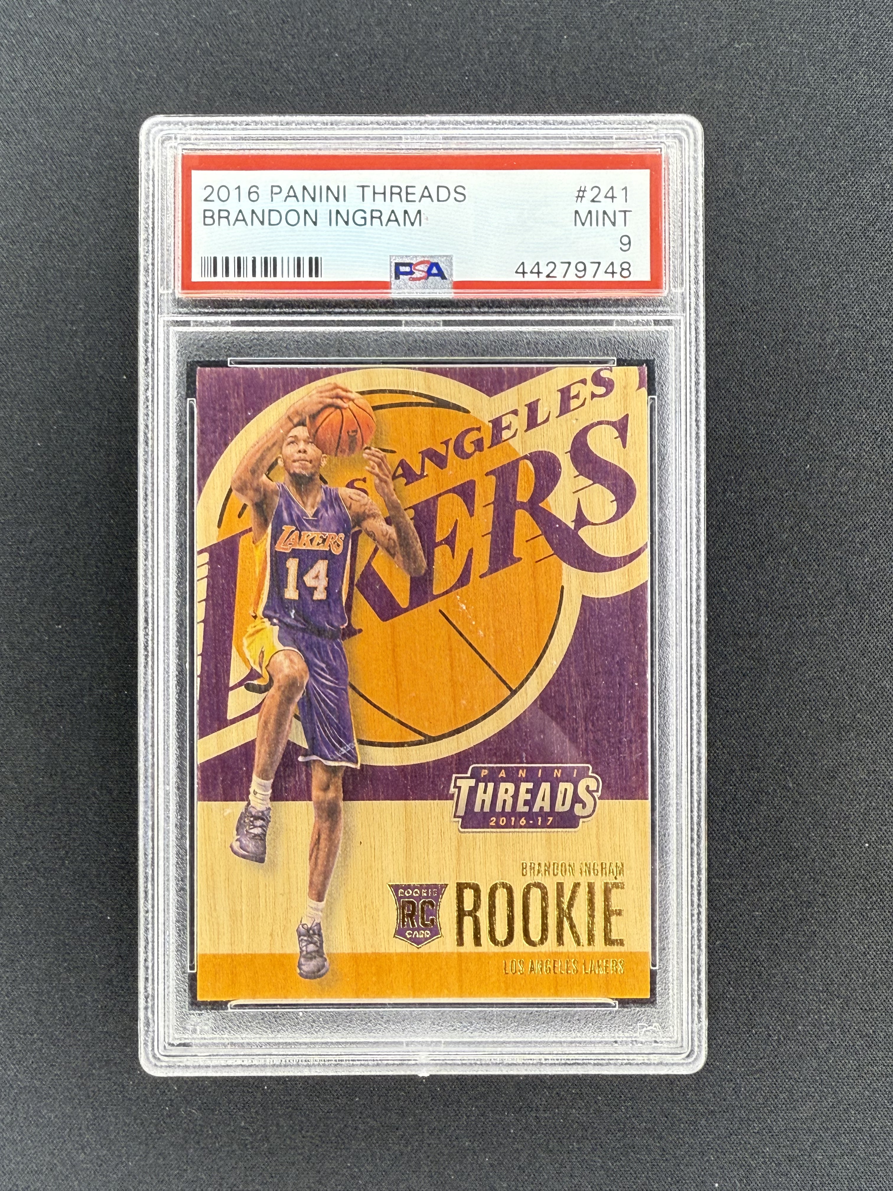 2016 Brandon Ingram RC Threads PSA 9