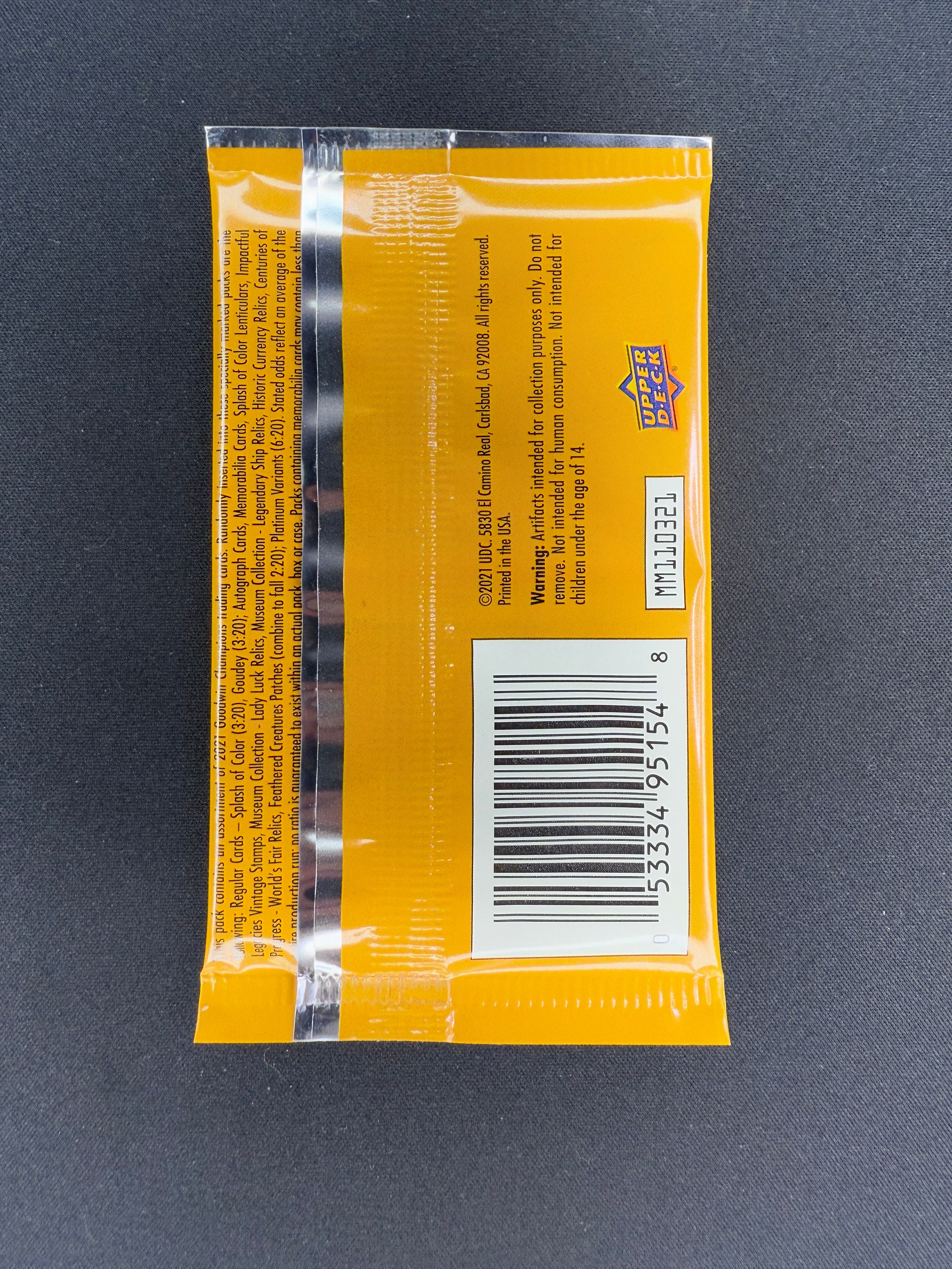 2021 Upper Deck Goodwin Champions Hobby Pack