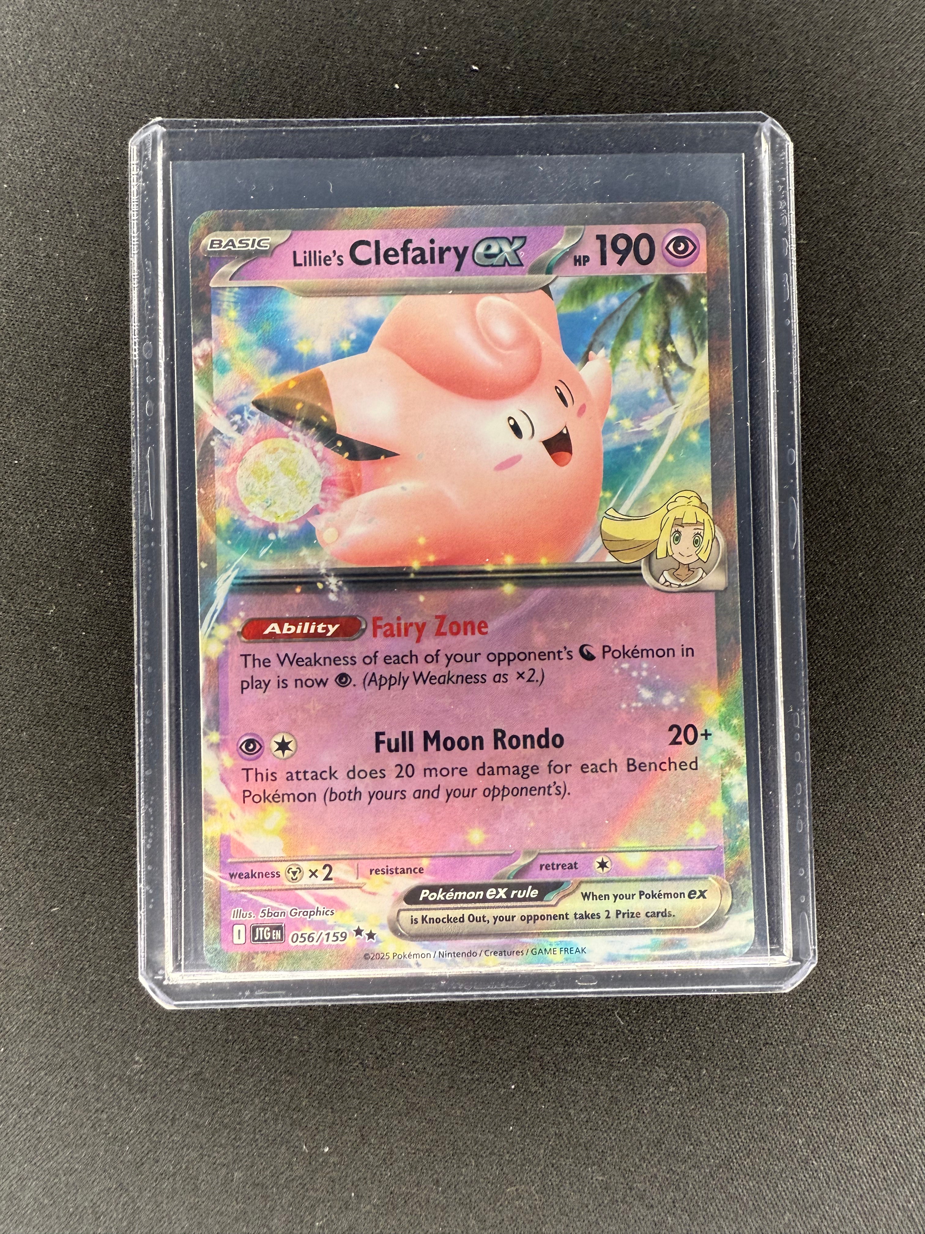 Lillie’s Clefairy Ex 056/159 Pokemon