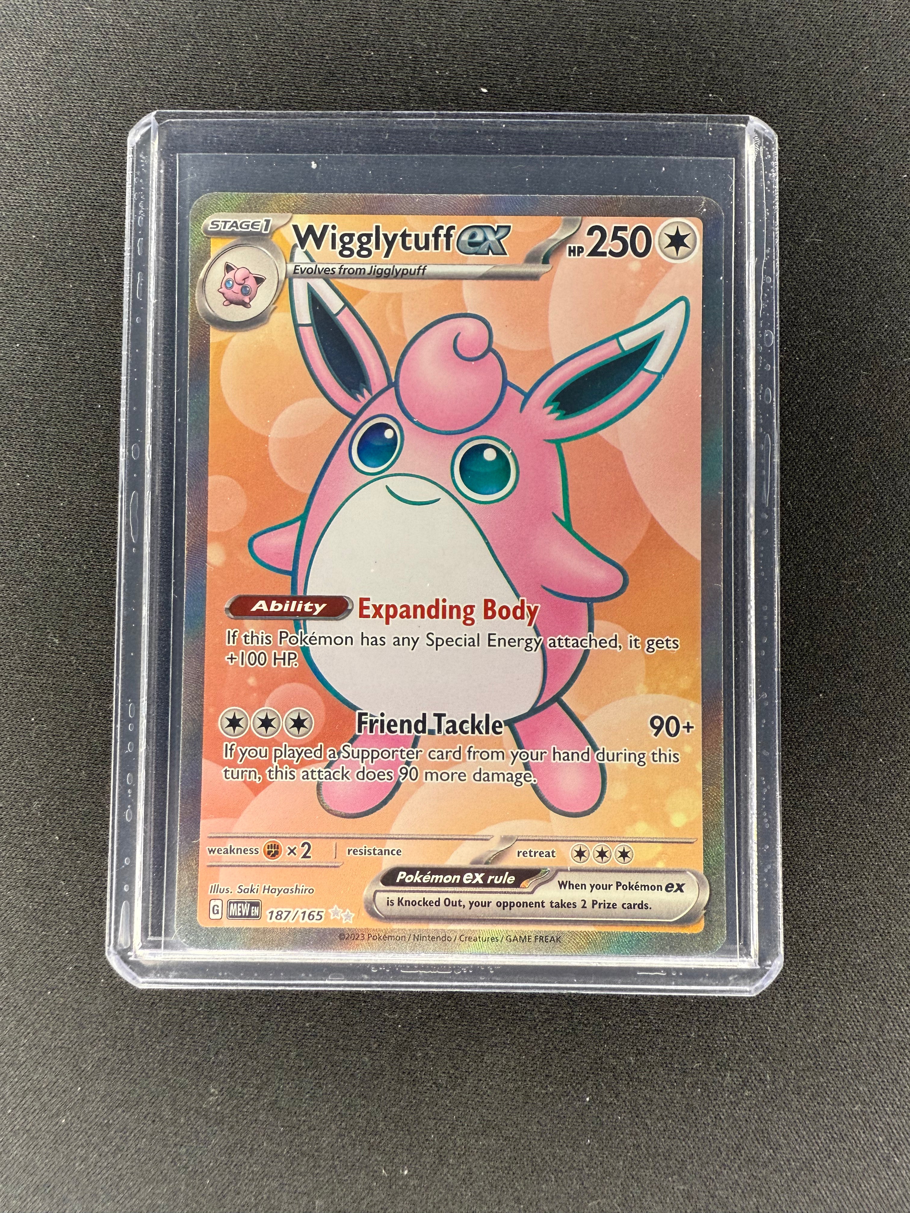 Wigglytuff Ex S&V 151 Ultra Rare 187/165