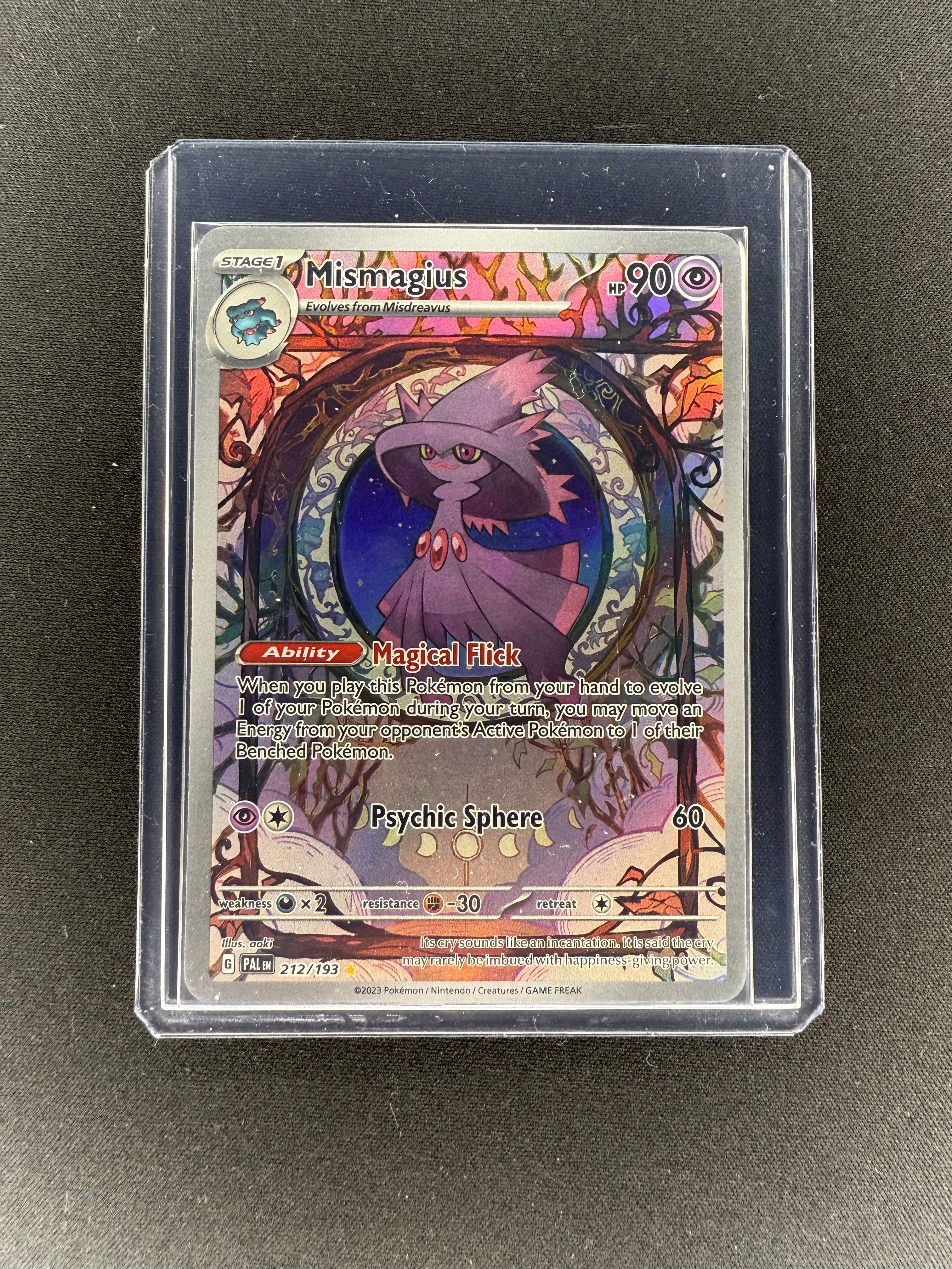Pokémon TCG Mismagius Scarlet & Violet - Paldea Evolved 212/193 Holo