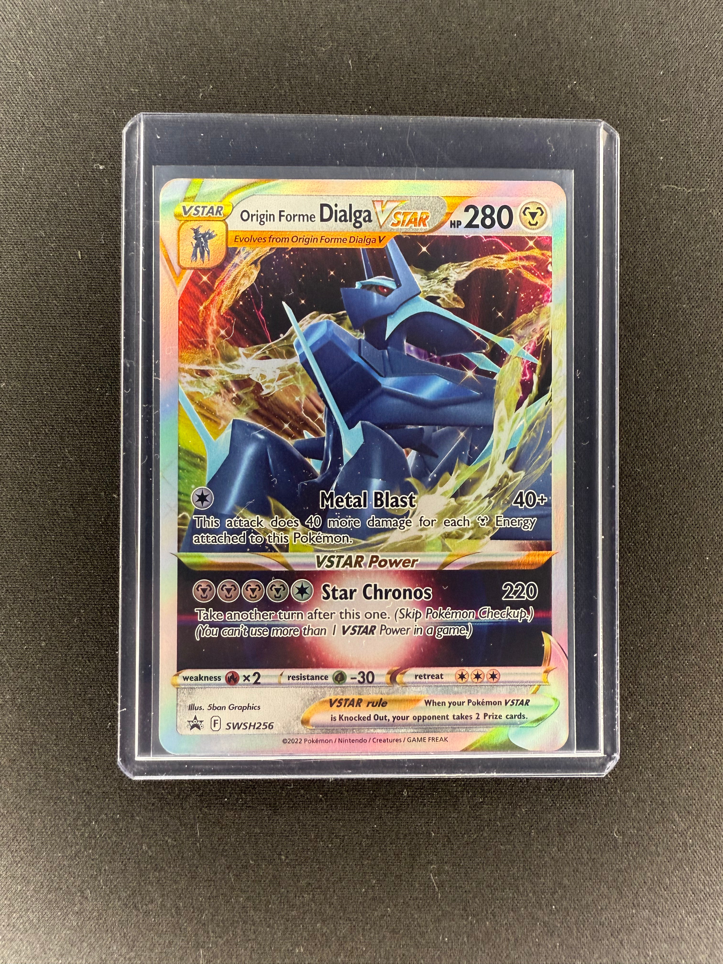 Origin Forme Dialga Vstar SWSH256 Black Star Promo Pokemon Card