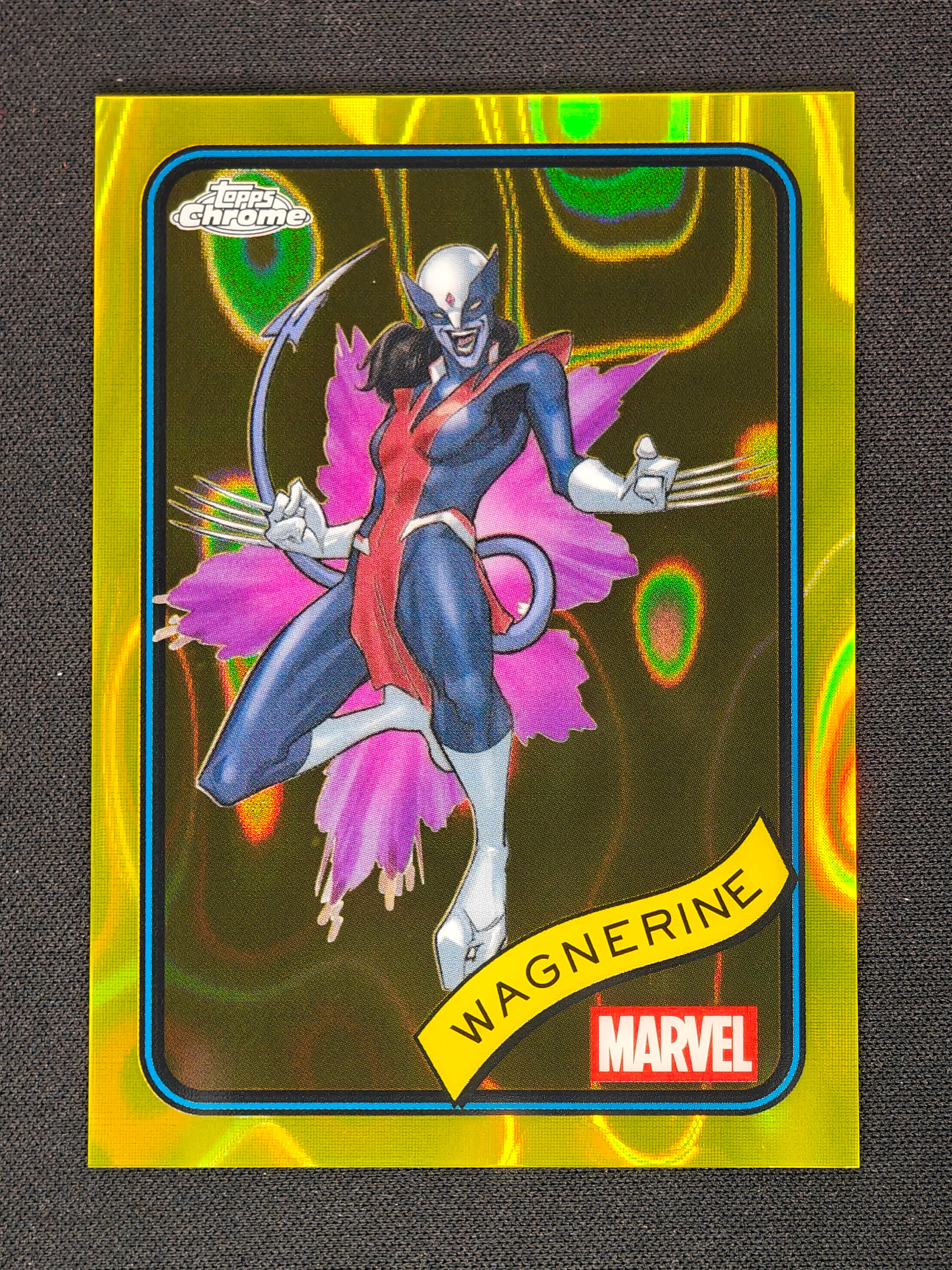 2025 Topps Chrome Marvel Wagnerine Gold Lava (non numbered)